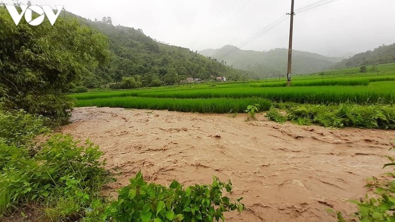 nuoc song hong tiep tuc dang, khac phuc mua lu tai yen bai gap kho khan hinh anh 4