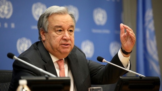 Tổng thư ký Liên Hợp Quốc Antonio Guterres. (Ảnh: NPR)