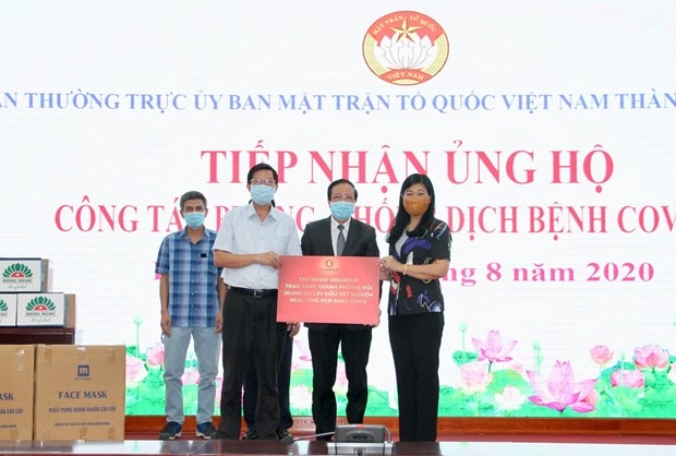 businesses, organisations lend support to hanoi in covid-19 fight picture 1