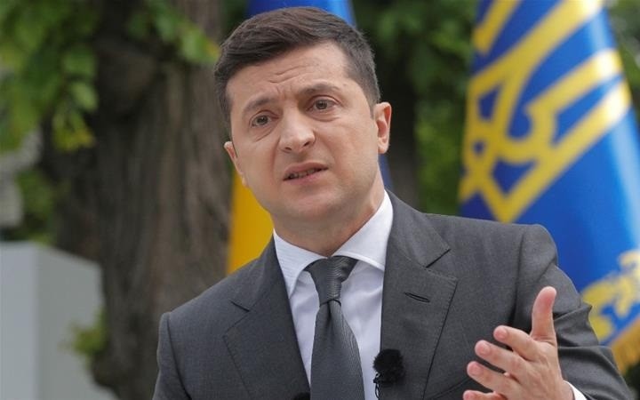 Tổng thống Ukraine Zelenksy. Ảnh: Reuters.