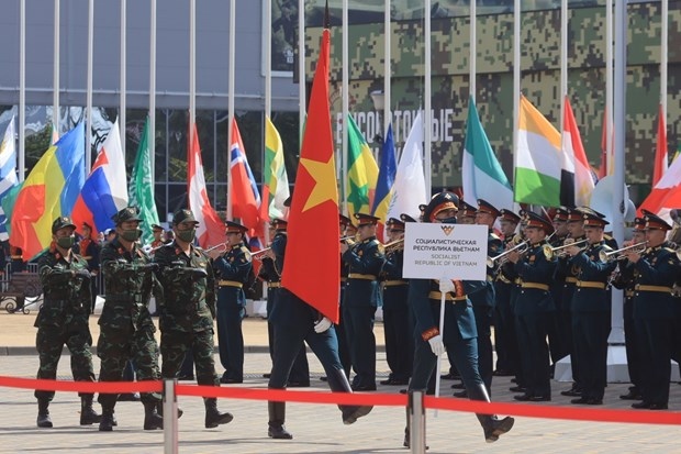 vietnamese team makes impression at opening of army games 2020 picture 2