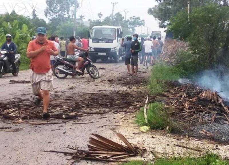 vu 1 phu nu tu vong sau tieng no lon phat hien manh dan gan khu vuc hinh anh 1