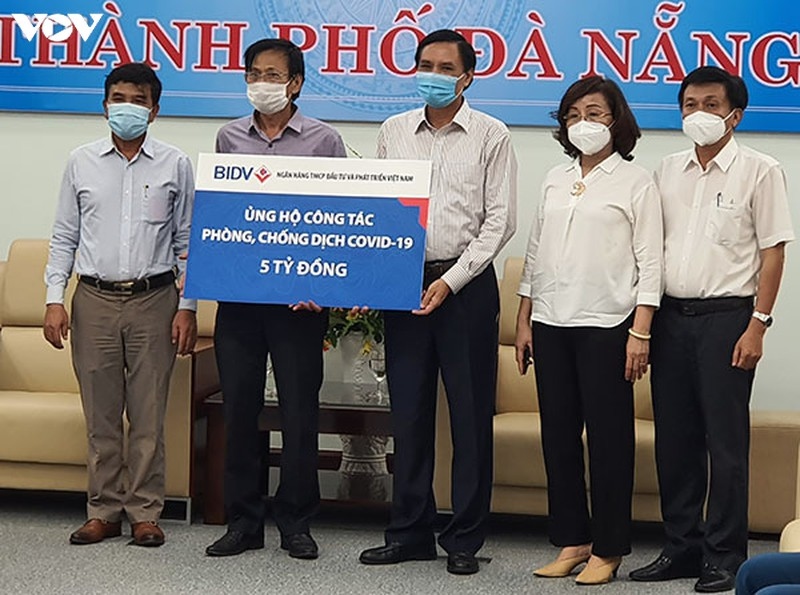 BIDV hỗ trợ TP. Đà Nẵng 5 tỷ đồng phòng, chống dịch Covid-19.