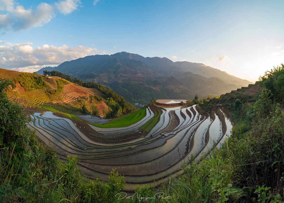 Anh du thi viet nam trong toi mu cang chai mua nuoc do hinh anh 11