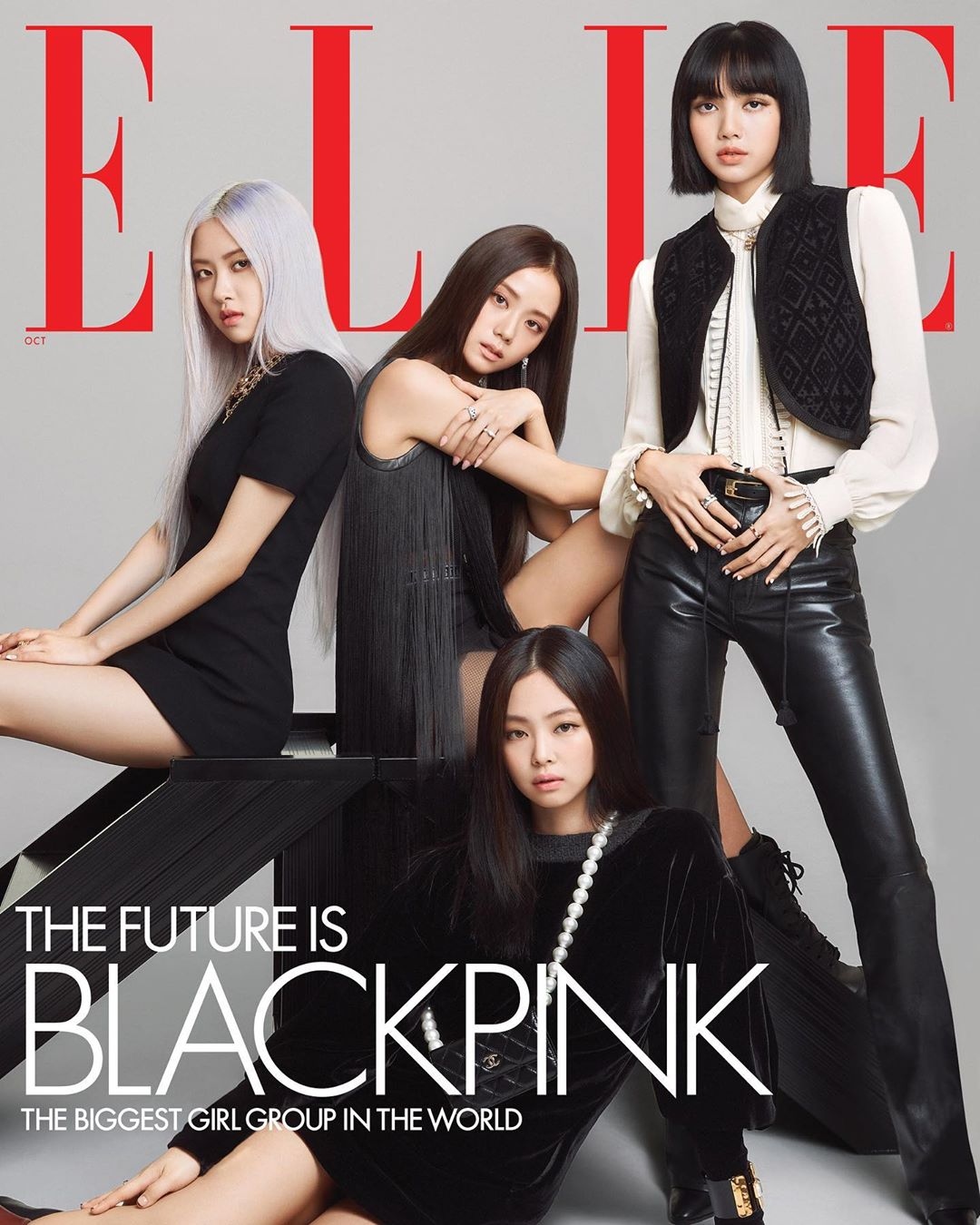 blackpink bung no nhan sac, than thai an tuong tren bia tap chi elle usa hinh anh 1