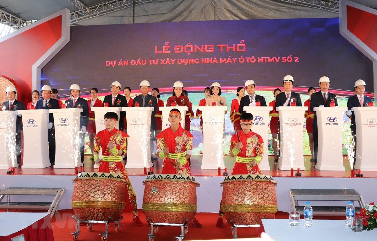 Second Huyndai plant gets off ground in Ninh Binh | VOV.VN