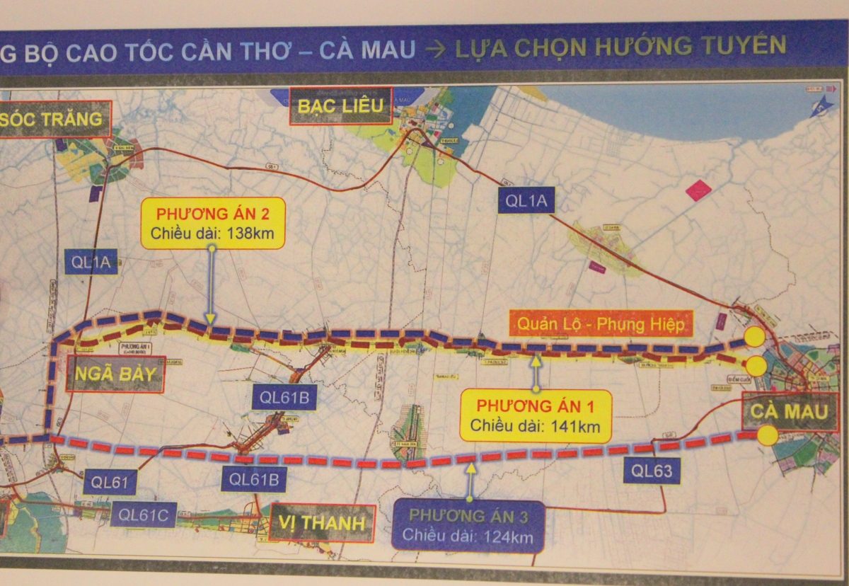 cao toc can tho - ca mau co phuong an dau tu cao nhat la 61.000 ty dong hinh anh 1