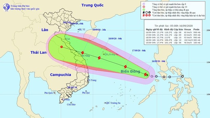 tropical storm gains strength, heads toward vietnam picture 1