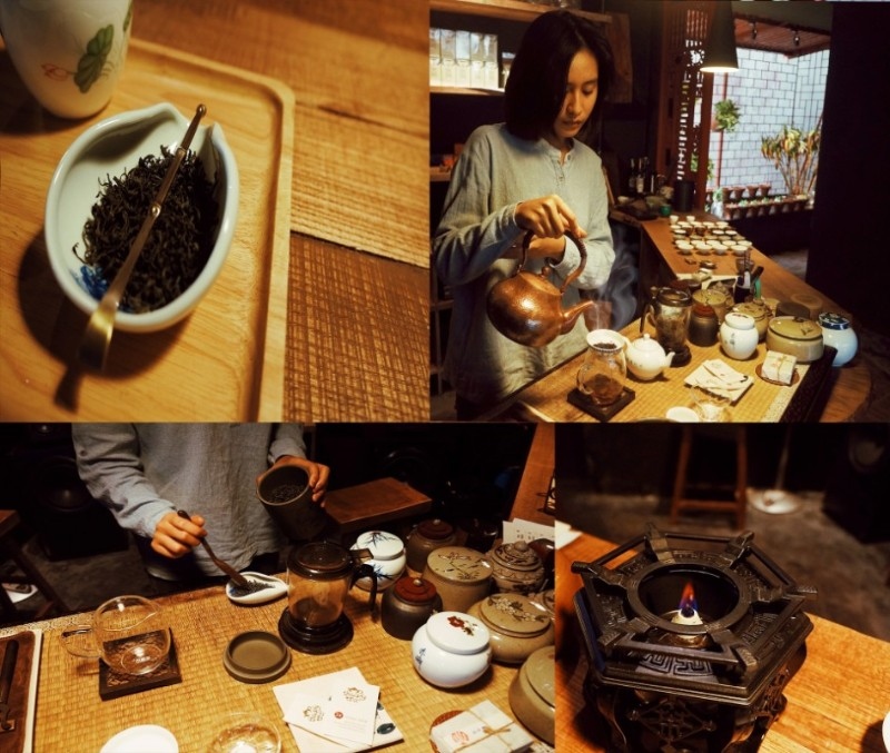 enjoying vietnamese typical tea in tea houses in hanoi picture 2