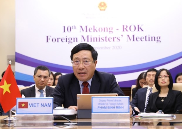 10th mekong-rok foreign ministers meeting held online picture 1