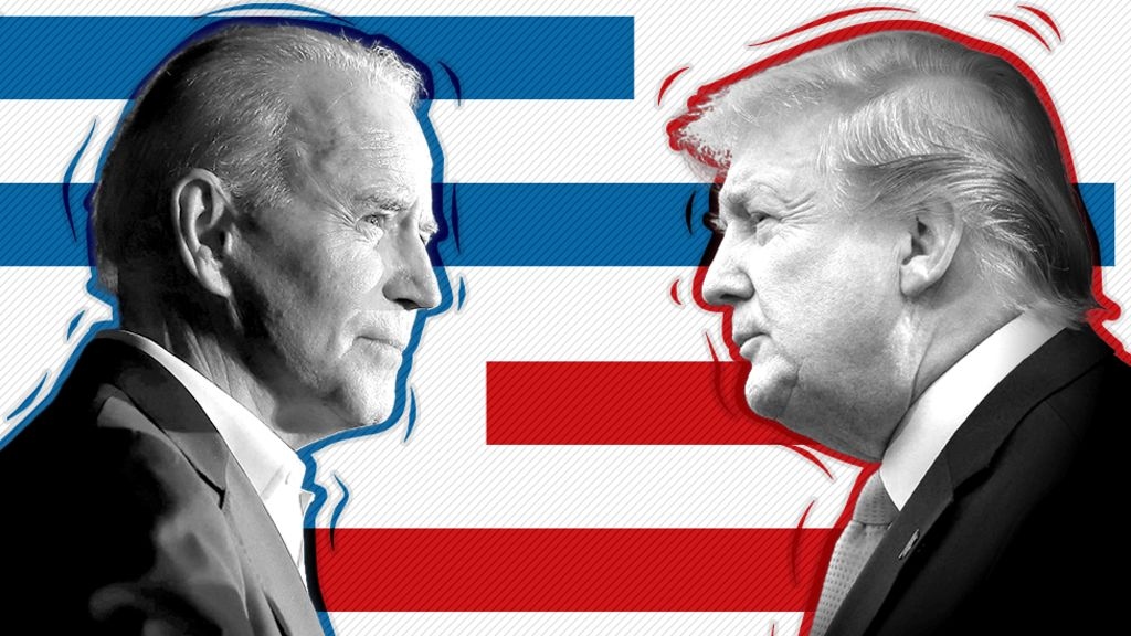 Biden liên tục dẫn trước Trump tại các cuộc thăm dò dư luận. Ảnh: BBC