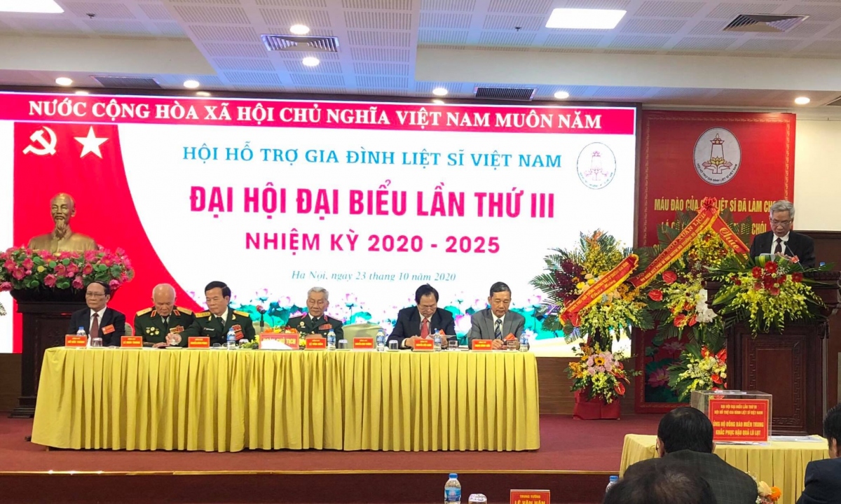 Đại hội đại biểu hội hỗ trợ gia đình liệt sĩ việt nam lần iii, nhiệm kỳ 2020-2025 hình ảnh 1 Dai hoi dai bieu hoi ho tro gia dinh liet si viet nam lan iii, nhiem ky 2020-2025 hinh anh 1