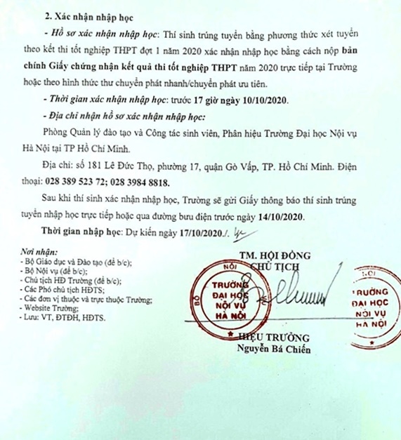 Diem chuan Dai hoc noi vu ha noi cao nhat la 23 hinh anh 6