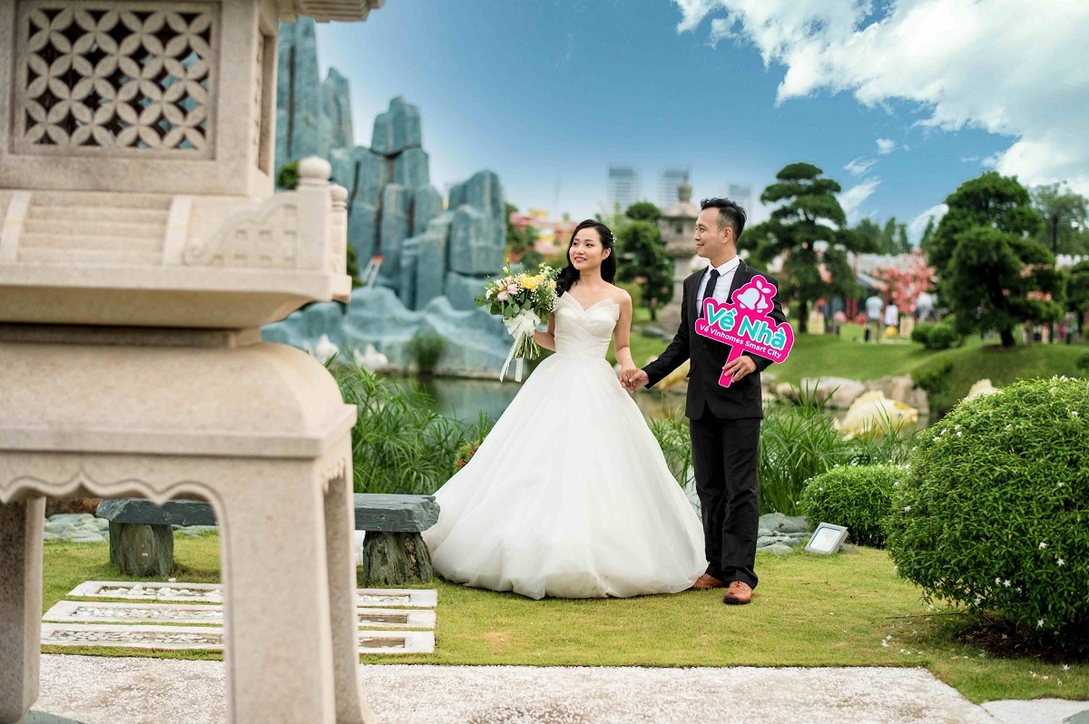 Đám cưới siêu lãng mạn tại vườn nhật giữa trời thu hà nội hình ảnh 8 Dam cuoi sieu lang man tai vuon nhat giua troi thu ha noi hinh anh 8