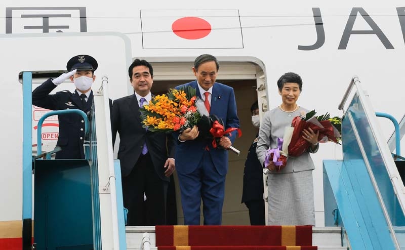 japanese prime minister suga concludes vietnam visit picture 1