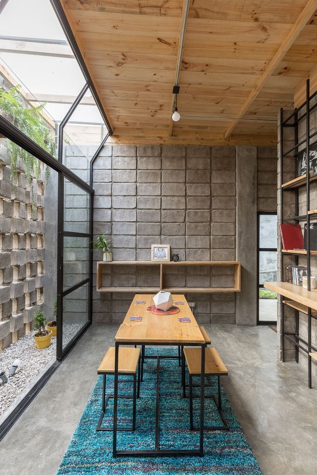 ngoi nha thu vi voi cac khoi be tong lap tinh te hinh anh 4