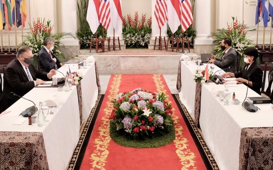 Cuộc gặp song phương giữa hai Ngoại trưởng (Nguồn : BNG Indonesia)