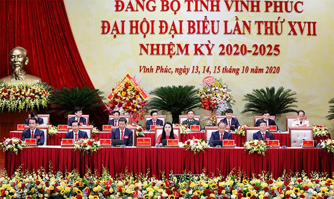 Ong vuong Dinh hue du, chi dao Dai hoi Dang bo tinh vinh phuc lan thu xvii hinh anh 4