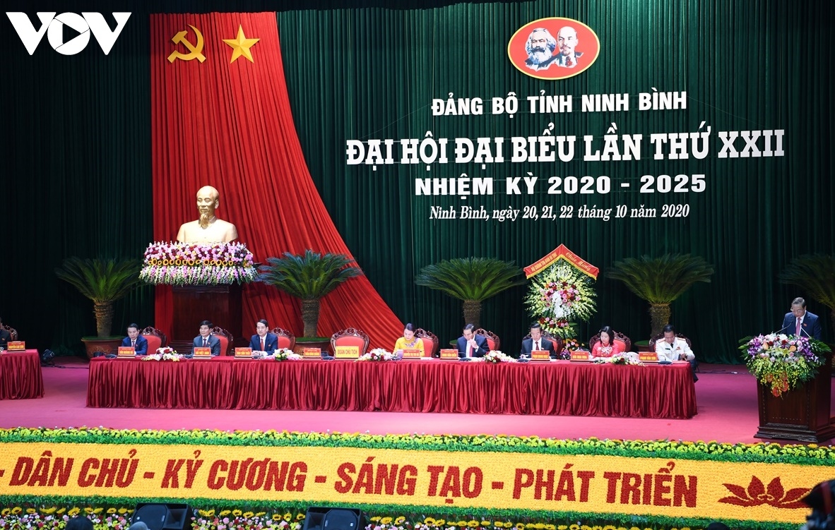 khai mac Dai hoi Dang bo tinh ninh binh lan thu xxii, nhiem ky 2020-2025 hinh anh 3