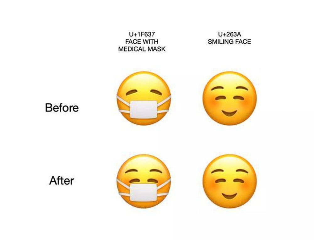 Ông Apple sẽ làm mới emoji đeo khẩu trang vào năm nào để thể hiện sự thoải mái và niềm vui trong tình hình dịch Covid-19?