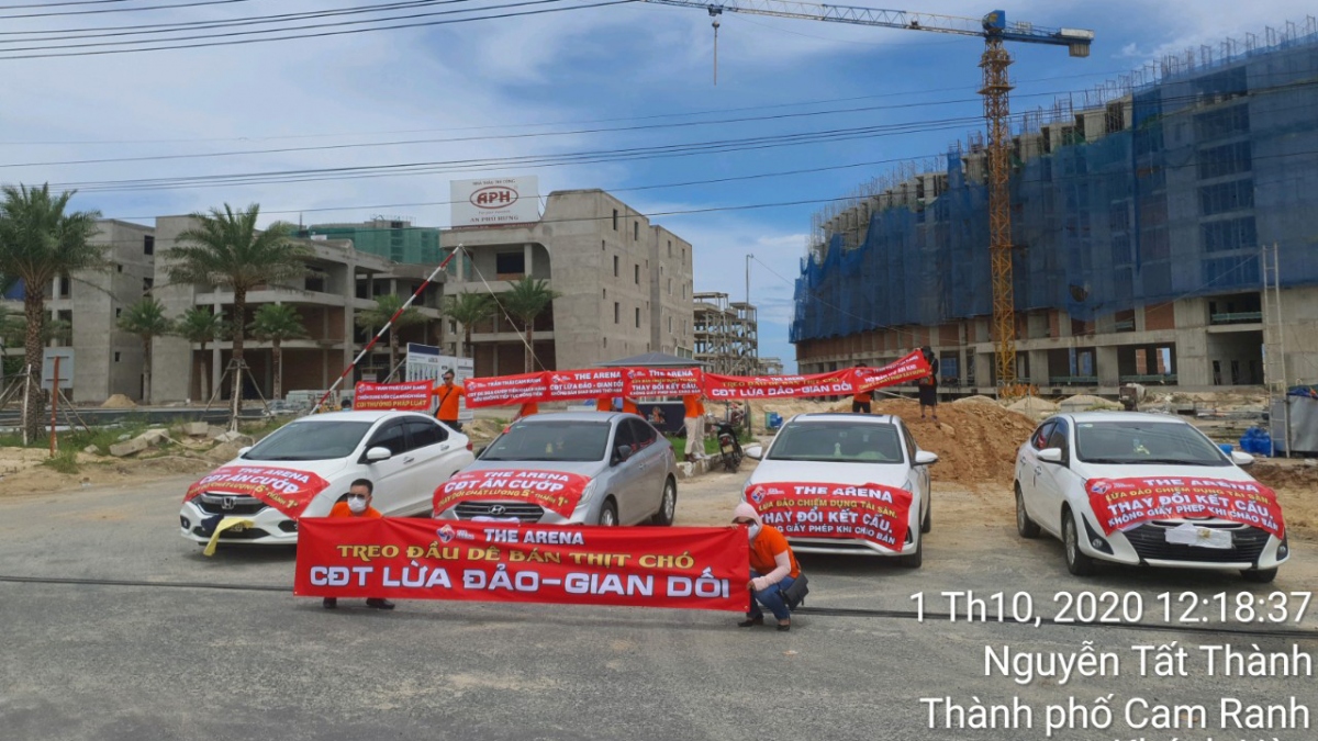 khach hang du an the arena cam ranh to chu dau tu nhieu sai pham hinh anh 2