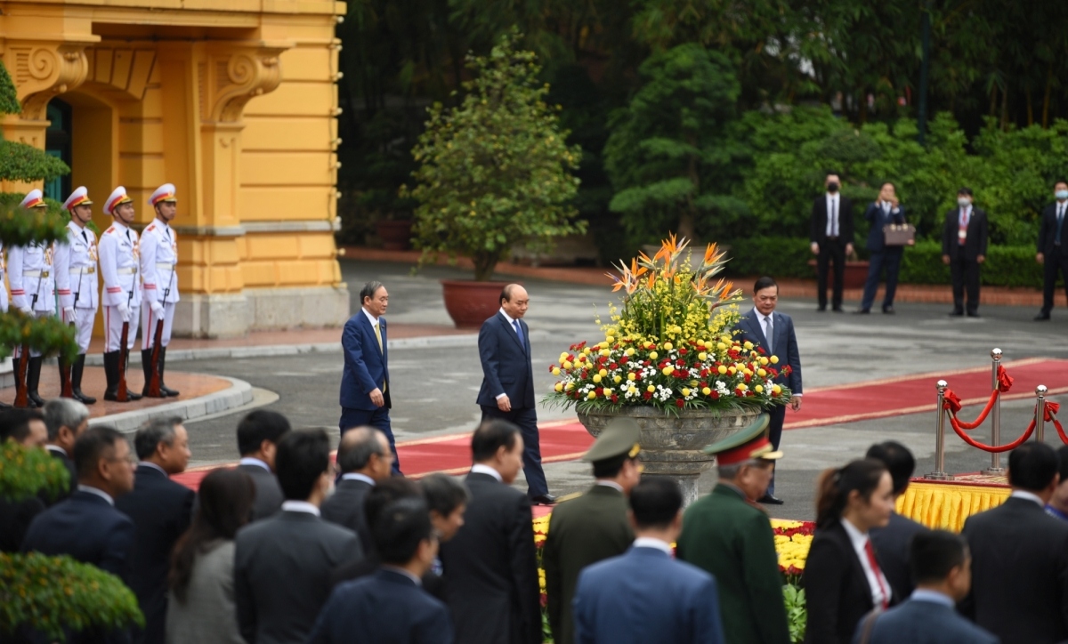 official welcome ceremony for japanese pm in hanoi picture 4