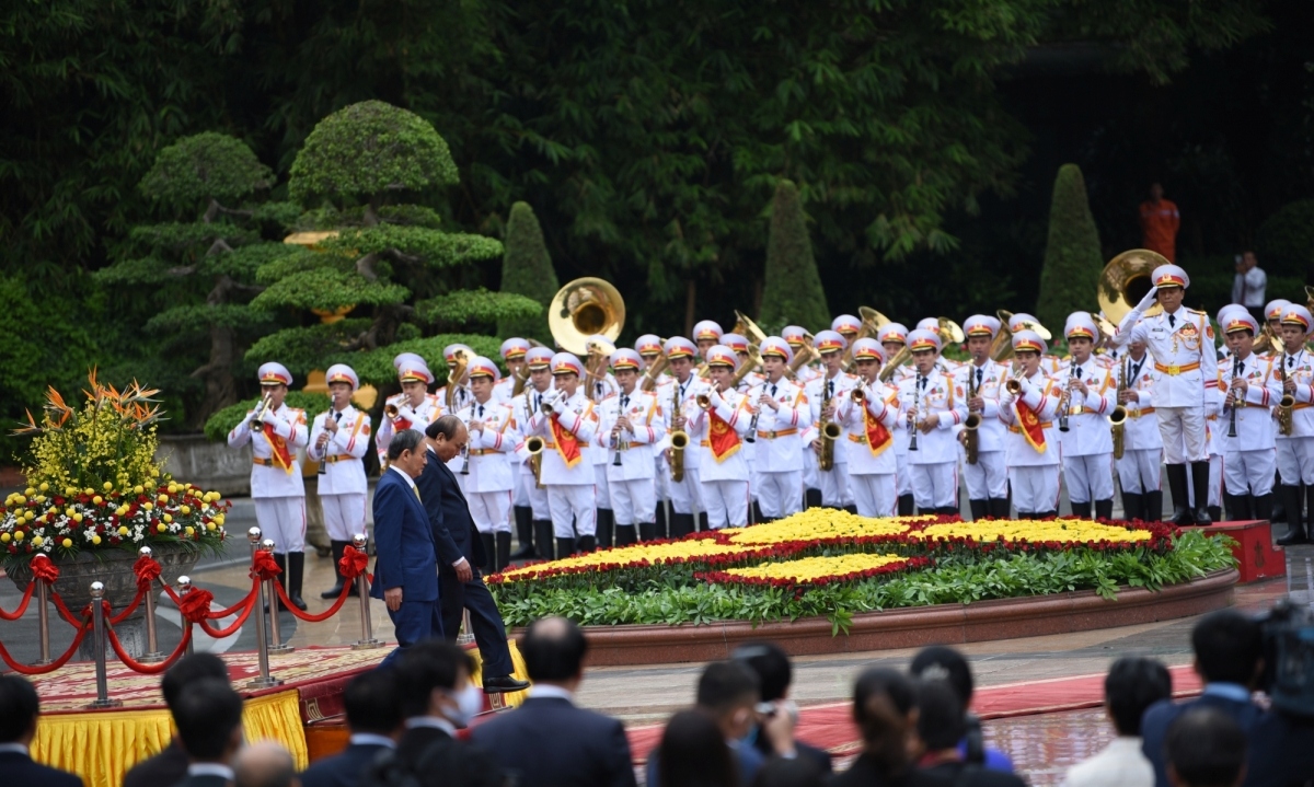 official welcome ceremony for japanese pm in hanoi picture 6