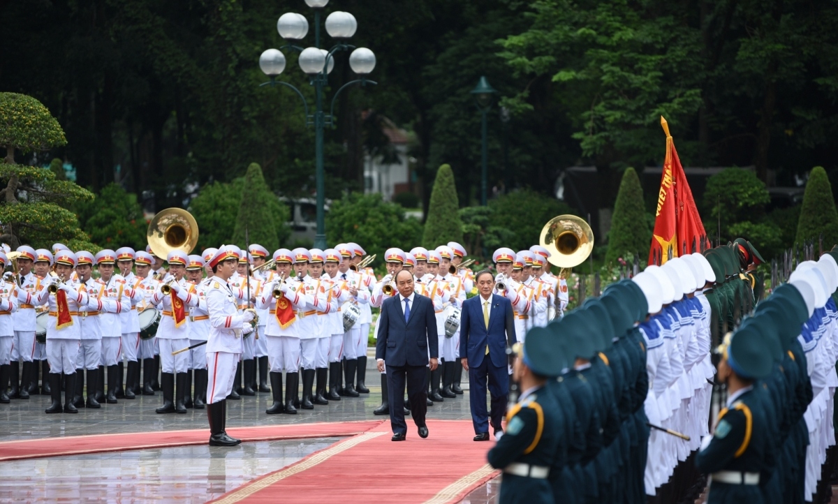 official welcome ceremony for japanese pm in hanoi picture 7