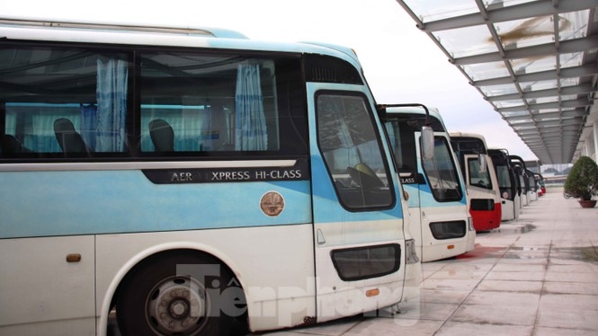 close-up of modern vietnamese bus station ahead of launch picture 8