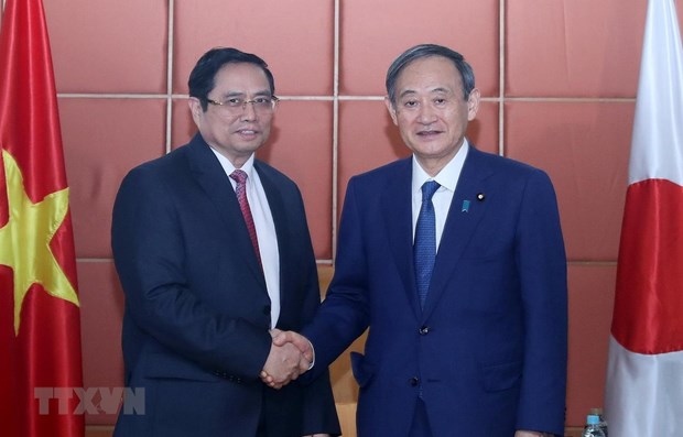 party official meets japanese pm picture 1