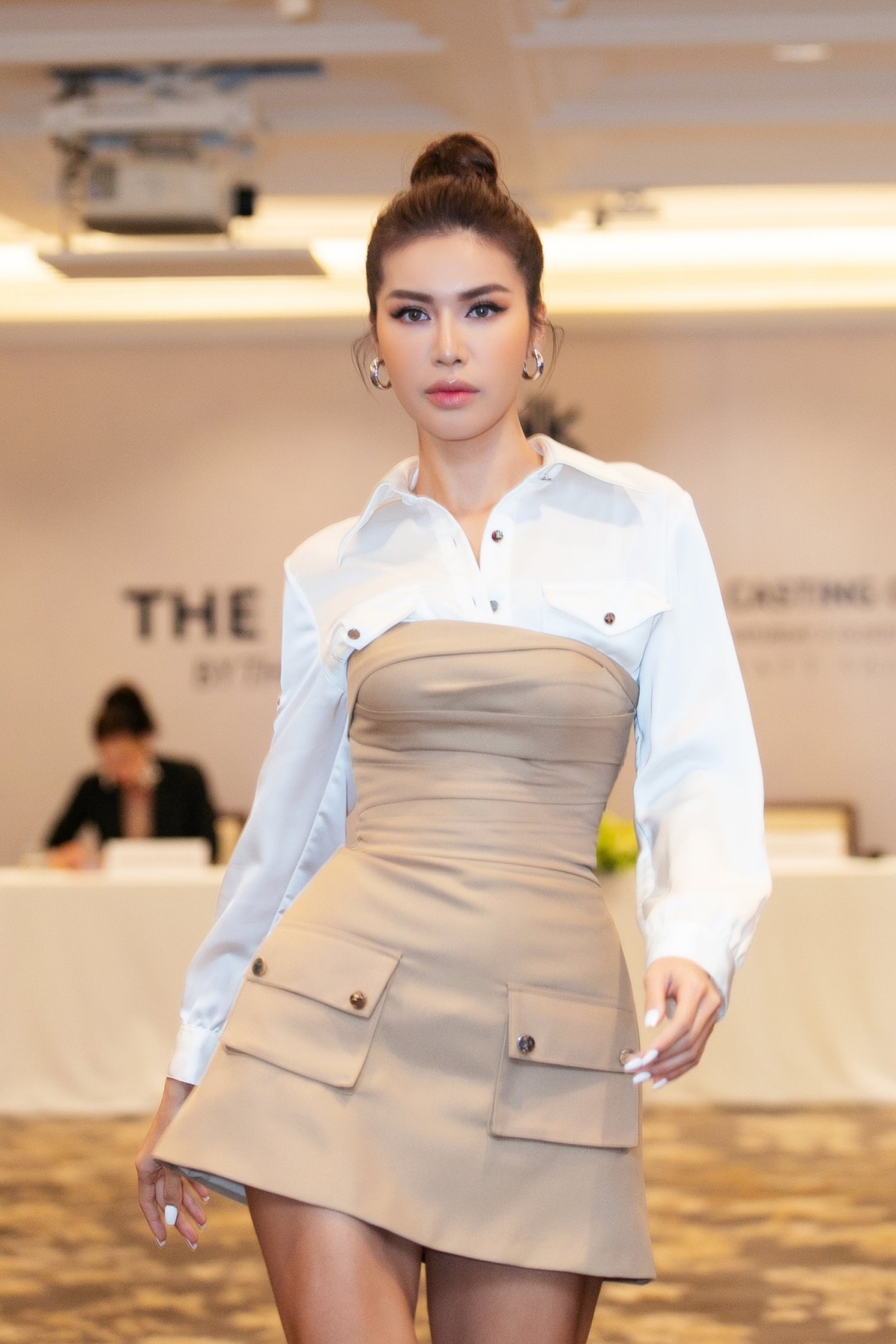 minh tu tham gia casting mau cho show thoi trang hinh anh 6