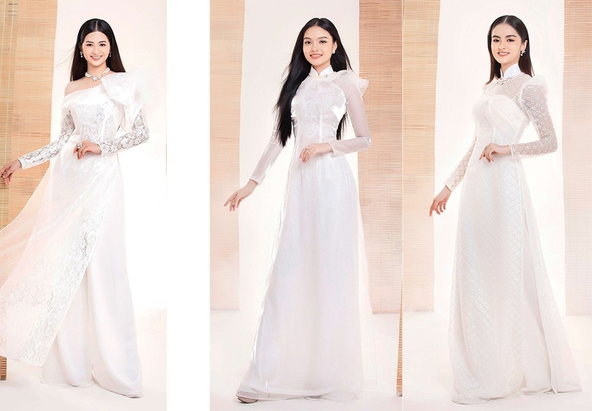 leading miss vietnam contestants shine in ao dai photo shoot picture 4