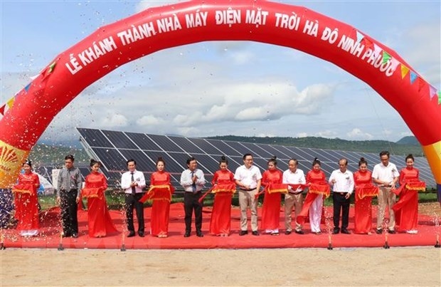 one more solar power plant inaugurated in ninh thuan picture 1