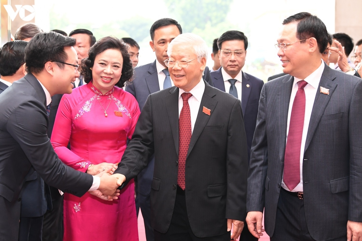 party general secretary attends hanoi party congress picture 1