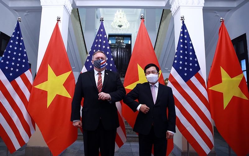 us secretary pompeo welcomed in hanoi picture 1