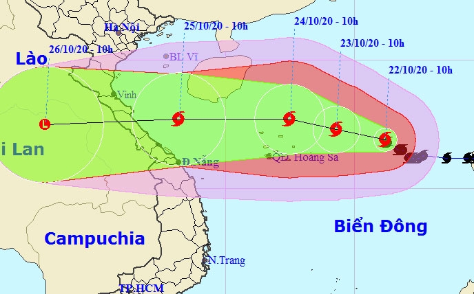 Storm Saudel heads toward Vietnam, heavy rain expected