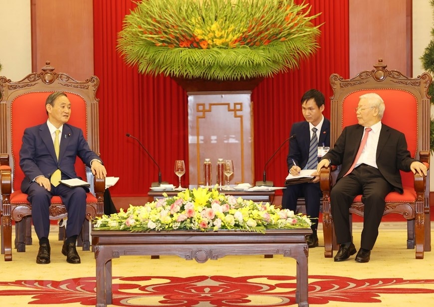 top vietnamese leader hosts japanese pm picture 1