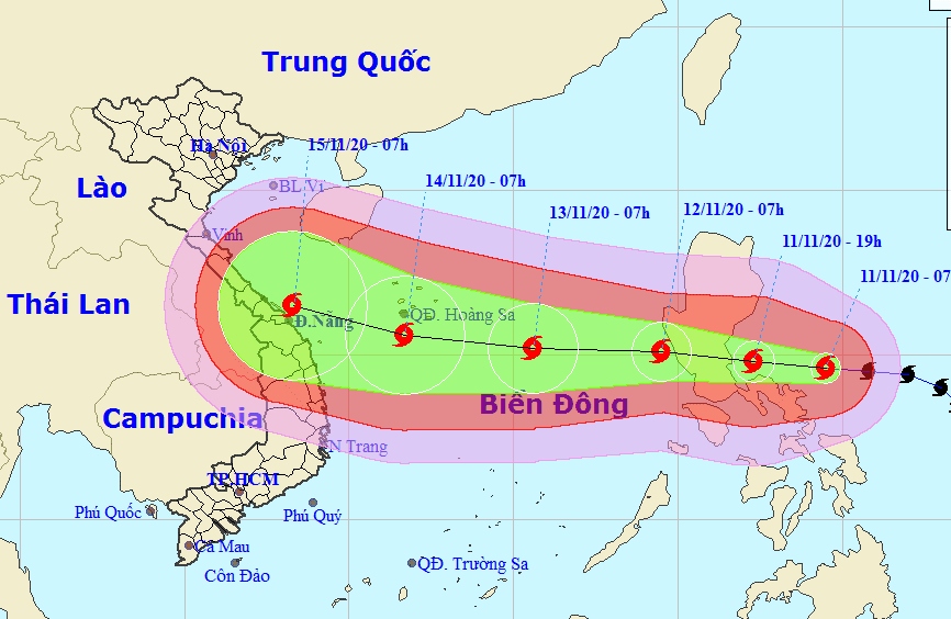 Sẵn sàng ứng phó với bão Vàm Cỏ (VAMCO) giật cấp 15