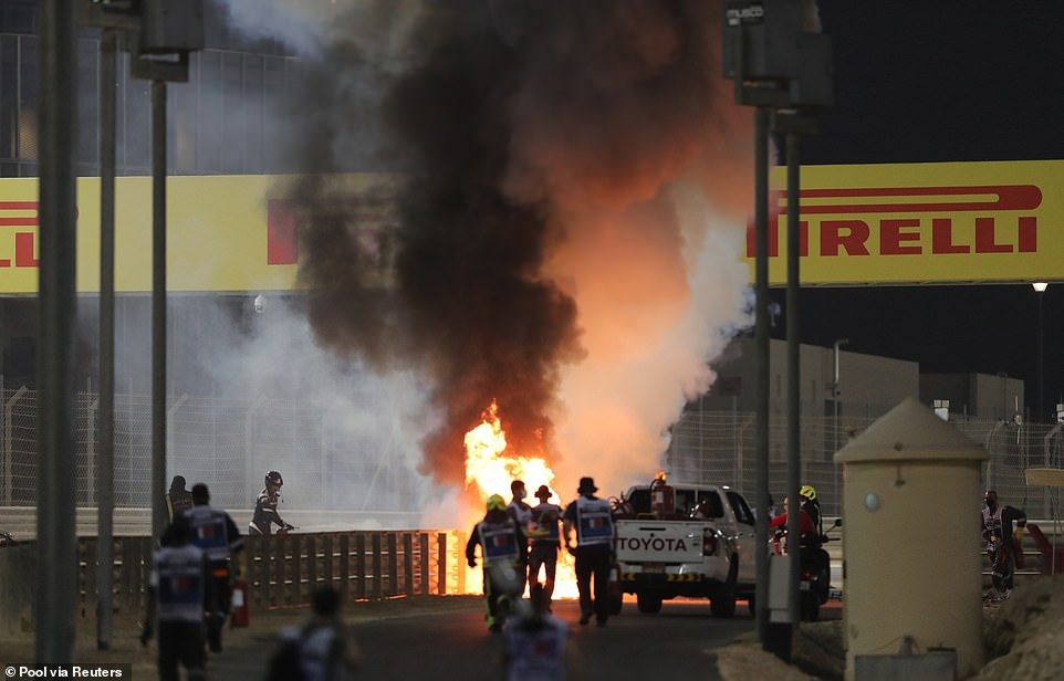 tai nan kinh hoang o chang dua f1 bahrain gp 2020 hinh anh 1