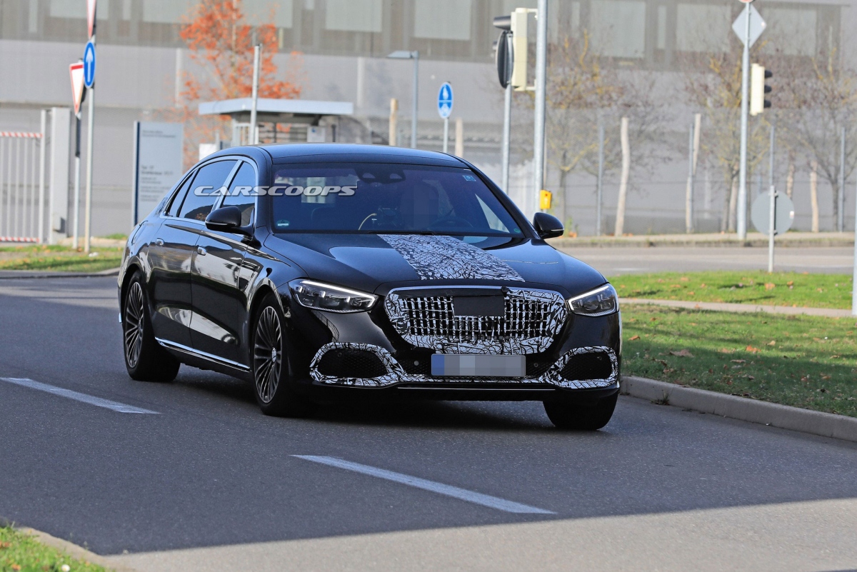 những hình ảnh đầu tiên không che đậy của mercedes-maybach s-class 2021 hình ảnh 2 nhung hinh anh dau tien khong che day cua mercedes-maybach s-class 2021 hinh anh 2