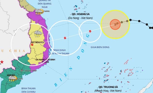 Storm Goni changes course ahead of landfall