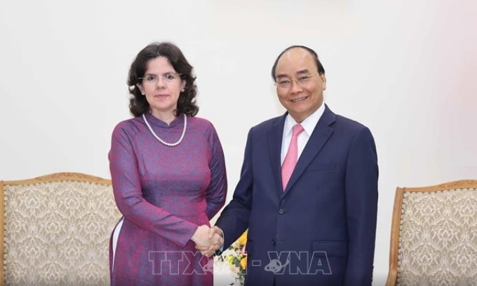 thu tuong nguyen xuan phuc tiep Dai su cuba chao tu biet hinh anh 1