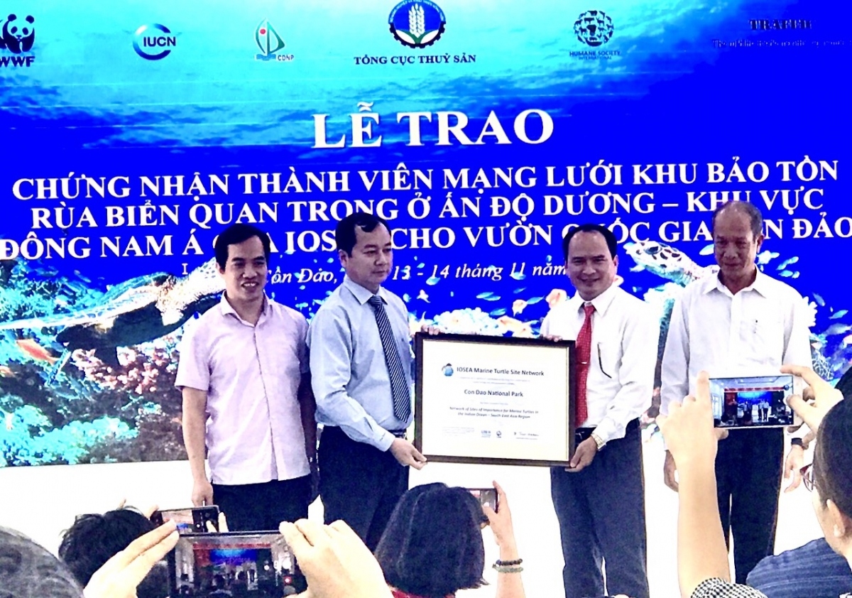 con dao park officially joins iosea turtle conservation network picture 1