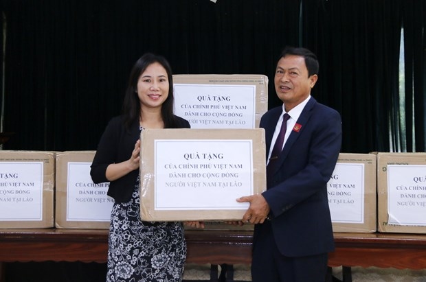 face masks presented to aid vietnamese in laos in covid-19 fight picture 1