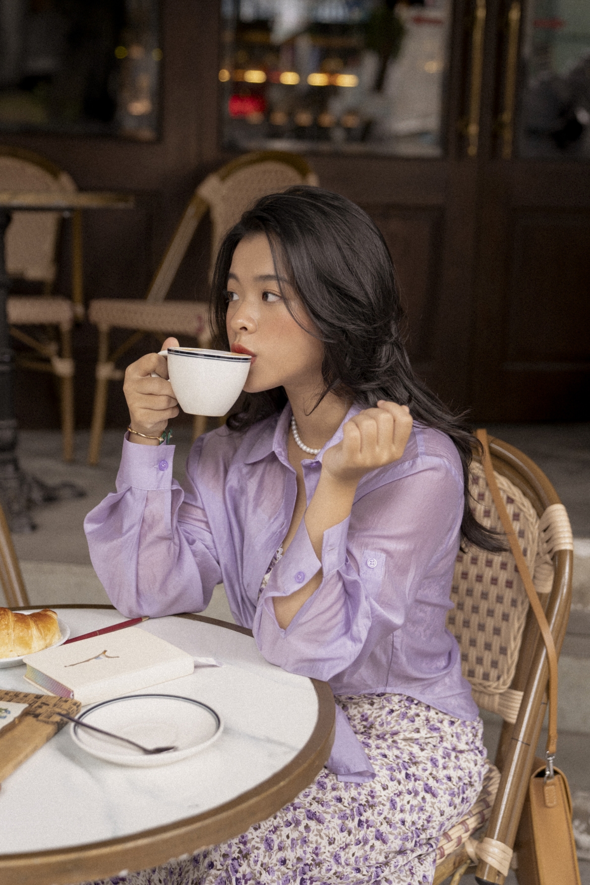 nhan sac rang ro, trong treo cua con gai ut nsUt chieu xuan hinh anh 8