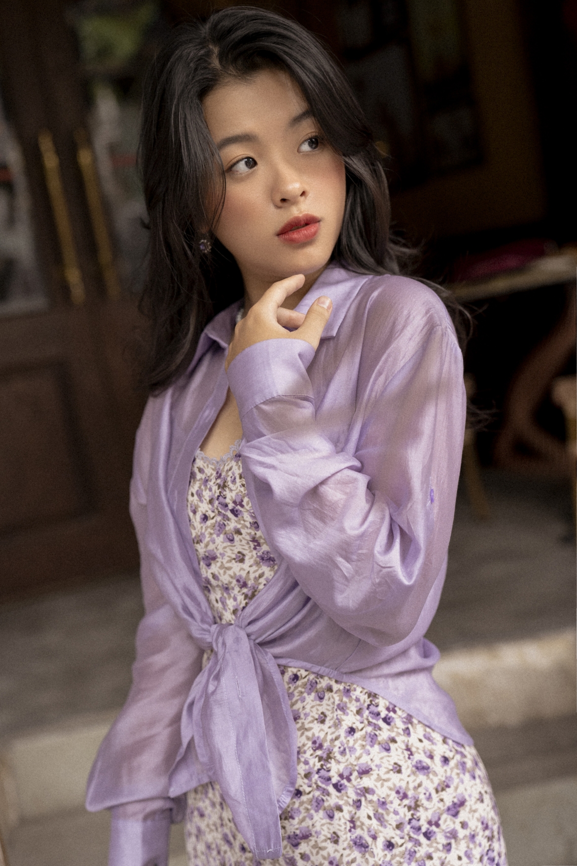 nhan sac rang ro, trong treo cua con gai ut nsUt chieu xuan hinh anh 7