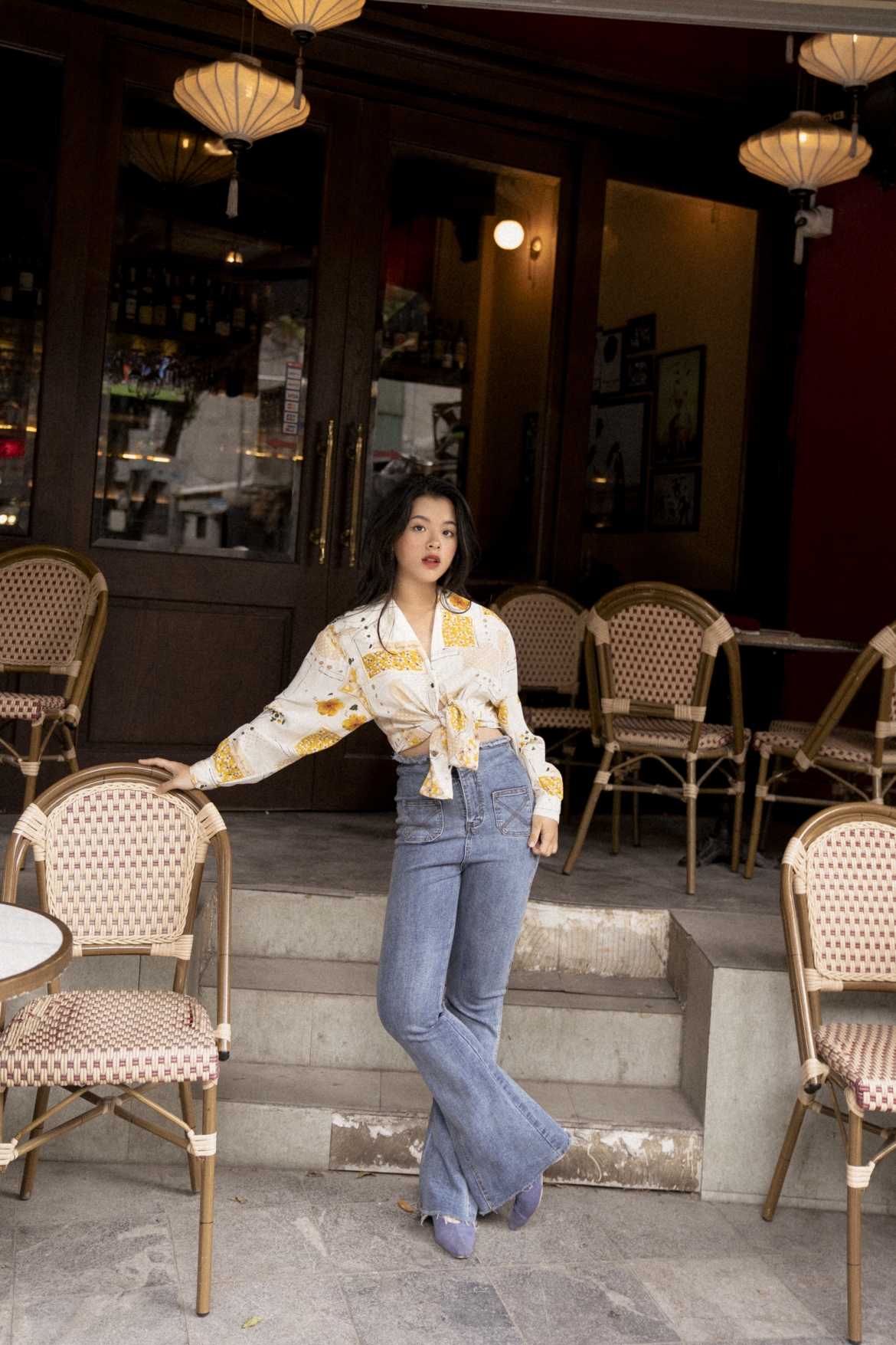 nhan sac rang ro, trong treo cua con gai ut nsUt chieu xuan hinh anh 5