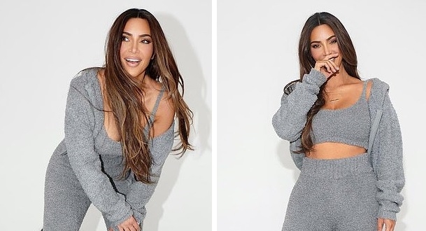 kim kardashian va con gai cung mac do doi chup hinh quang cao hinh anh 3