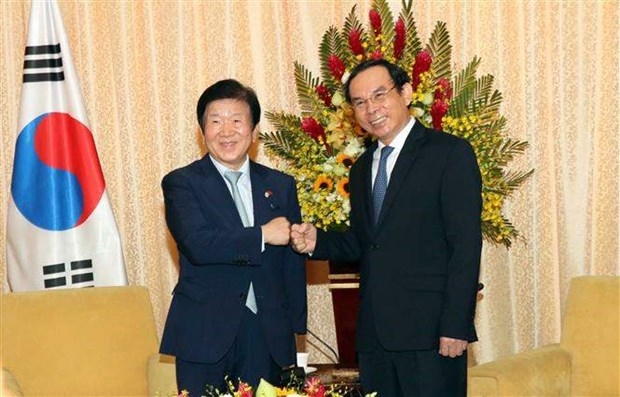 hcm city leader meets korean top legislator picture 1