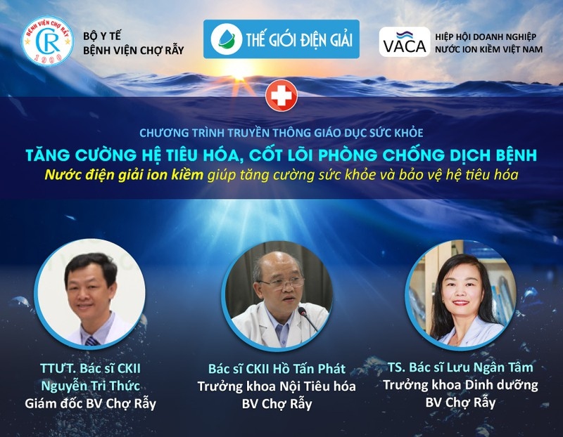 nuoc dien giai ion kiem cai thien he tieu hoa duoc bac si khuyen dung hinh anh 1